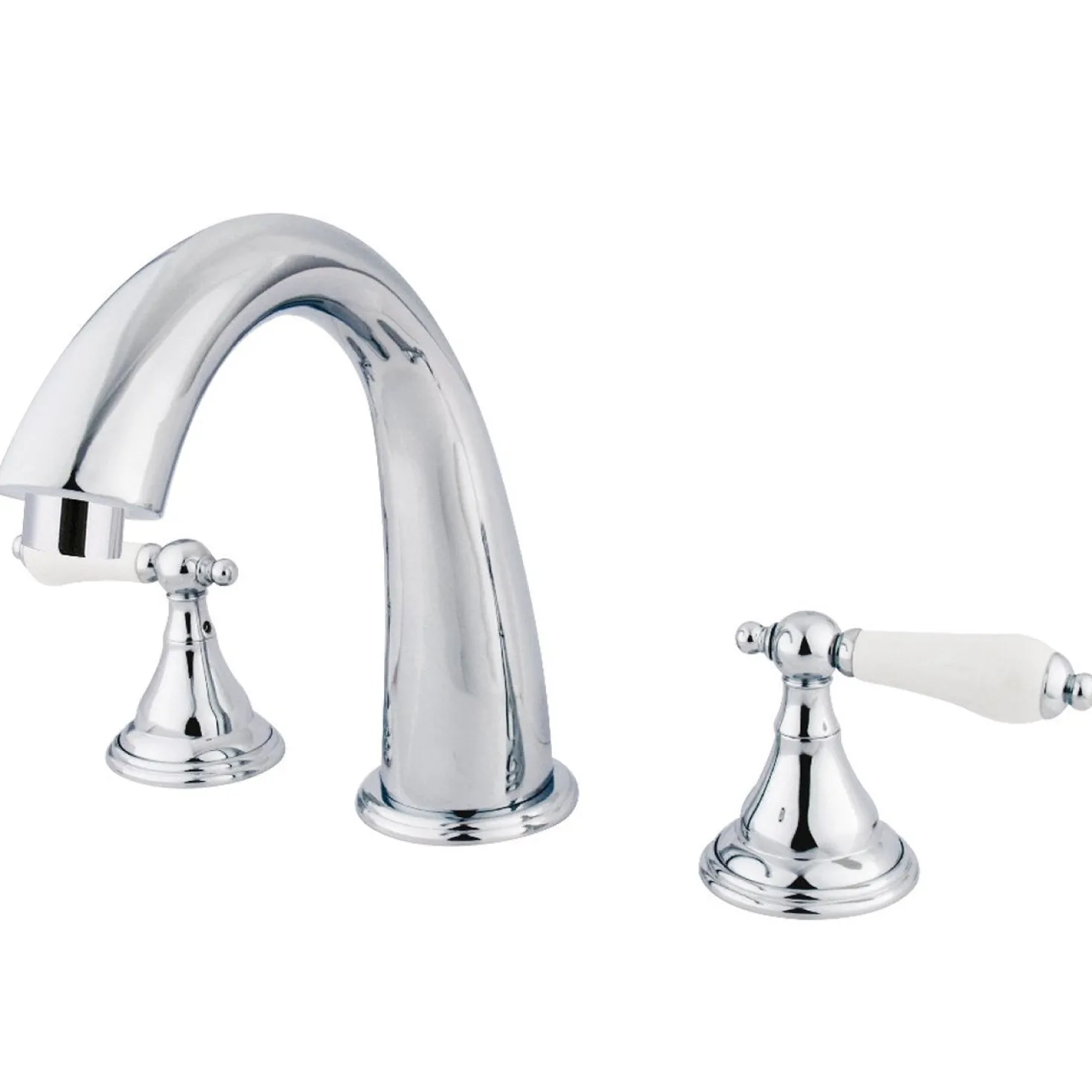 Kingston Brass KS536XPL-P Vintage Roman 8.44" x 8" x 7.13" Tub Faucet