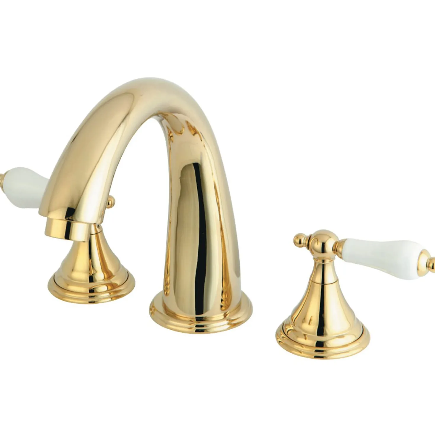 Kingston Brass KS536XPL-P Vintage Roman 8.44" x 8" x 7.13" Tub Faucet