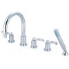 Kingston Brass KS832X5-P Roman Tub Faucet in Polished Chrome