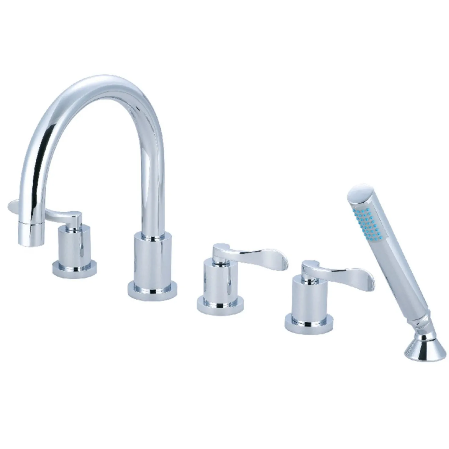 Kingston Brass KS832X5-P Roman Tub Faucet in Polished Chrome