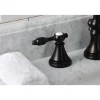Kingston Brass KS298XTAL-P Tudor Widespread Bathroom Faucet with Brass Pop-Up