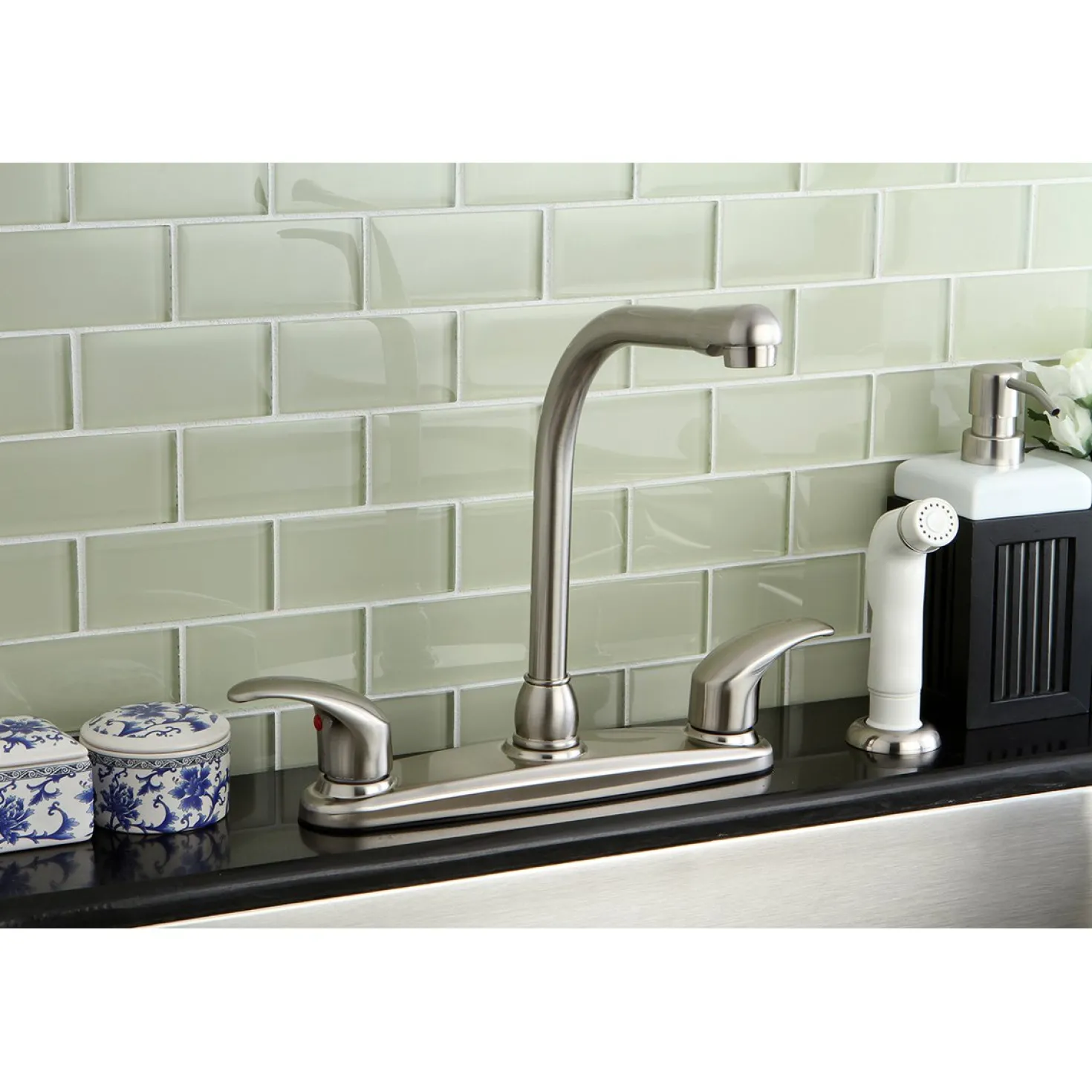 Kingston Brass Legacy 8" Centerset Kitchen Faucet