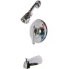 Kingston Brass Legacy 3-Hole Tub and Shower Faucet