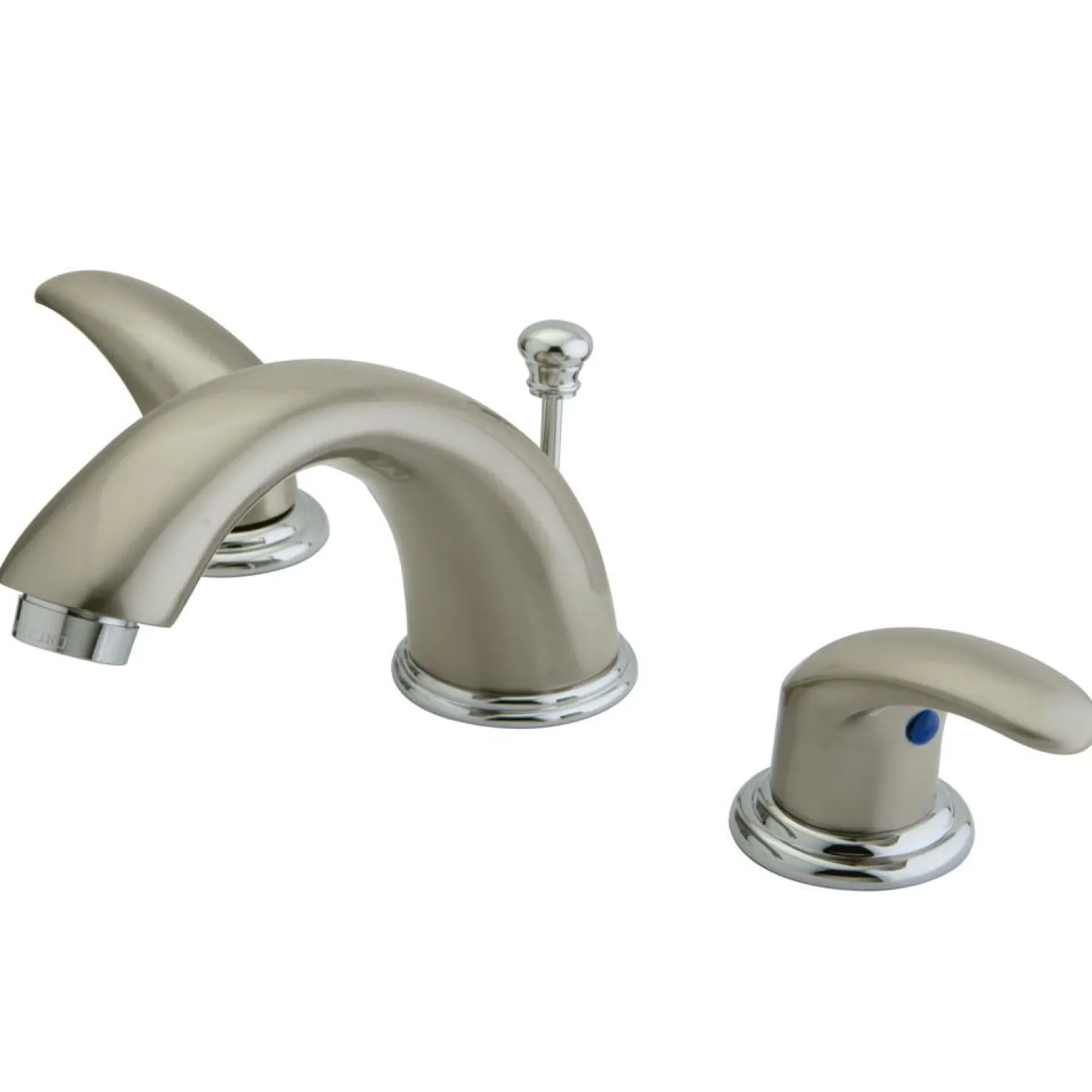 Kingston Brass Legacy Two Handle 8" to 16" Widespread Lavatory Faucet with Brass Pop-up