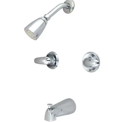 Kingston Brass Legacy Wall Mount Tub and Shower Faucet