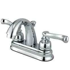 Kingston Brass Lever-Handle 4-Inch Centerset Bathroom Faucet