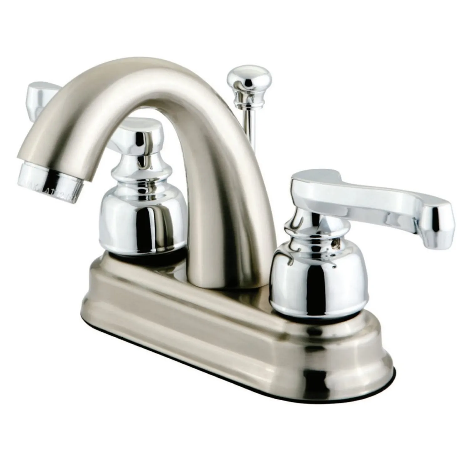 Kingston Brass Lever-Handle 4-Inch Centerset Bathroom Faucet