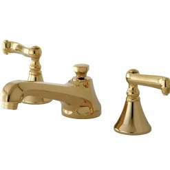 Kingston Brass Lever-Handle 8-Inch Widespread Bathroom Faucet