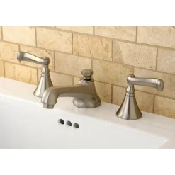 Kingston Brass Lever-Handle 8-Inch Widespread Bathroom Faucet