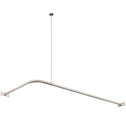 Kingston Brass L-Shaped Shower Curtain Rod