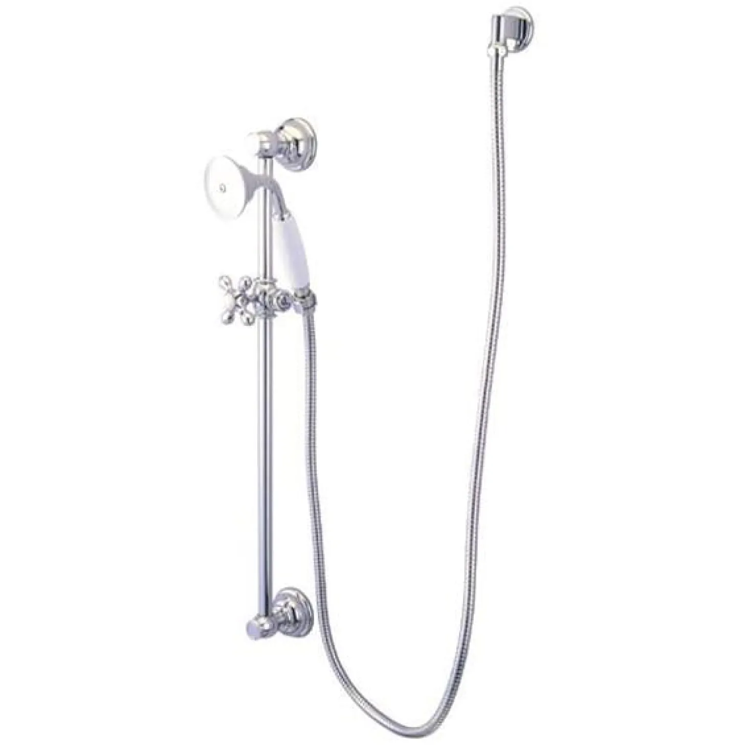 Kingston Brass Made to Match Polished Chrome 4 Piece Shower Combo