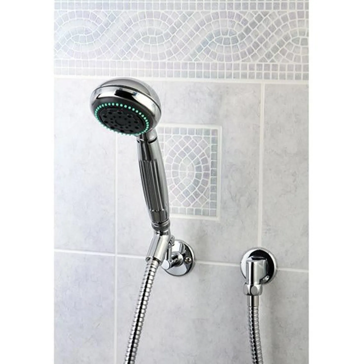 Kingston Brass Made to Match 5 Setting Hand Shower with Hose in Polished Chrome