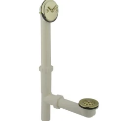 Kingston Brass Made to Match 16" Trip Lever Waste and Overflow with Grid