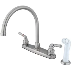 Kingston Brass Magellan Centerset 4-Hole Kitchen Faucet