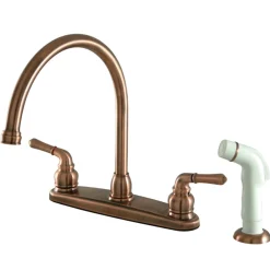 Kingston Brass Magellan Centerset 4-Hole Kitchen Faucet