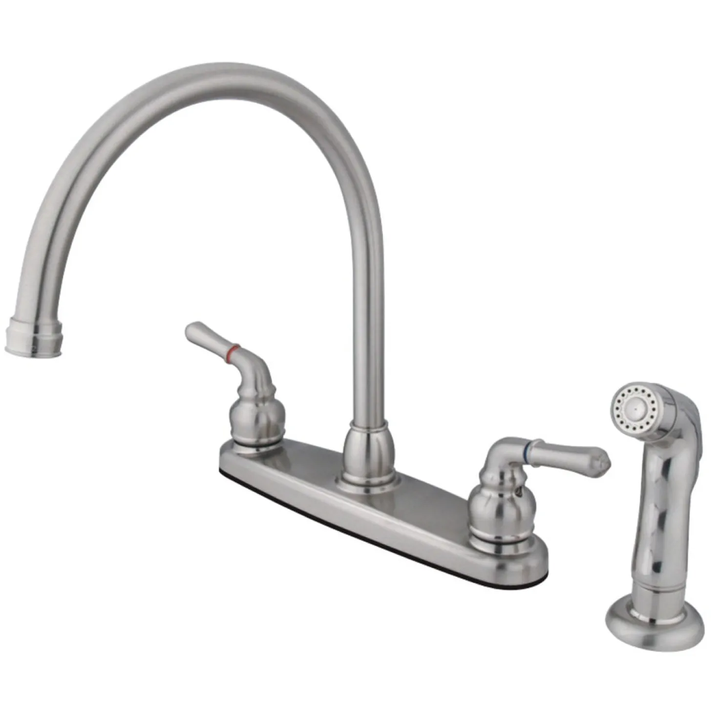 Kingston Brass Magellan Deck Mount Centerset Kitchen Faucet