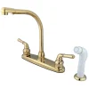 Kingston Brass Magellan Deck Mount 8-Inch Centerset Kitchen Faucet