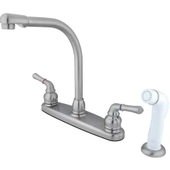 Kingston Brass Magellan Deck Mount 8-Inch Centerset Kitchen Faucet