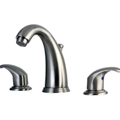 Kingston Brass Magellan Deck Mount 8 to 16-Inch Widespread Bathroom Faucet