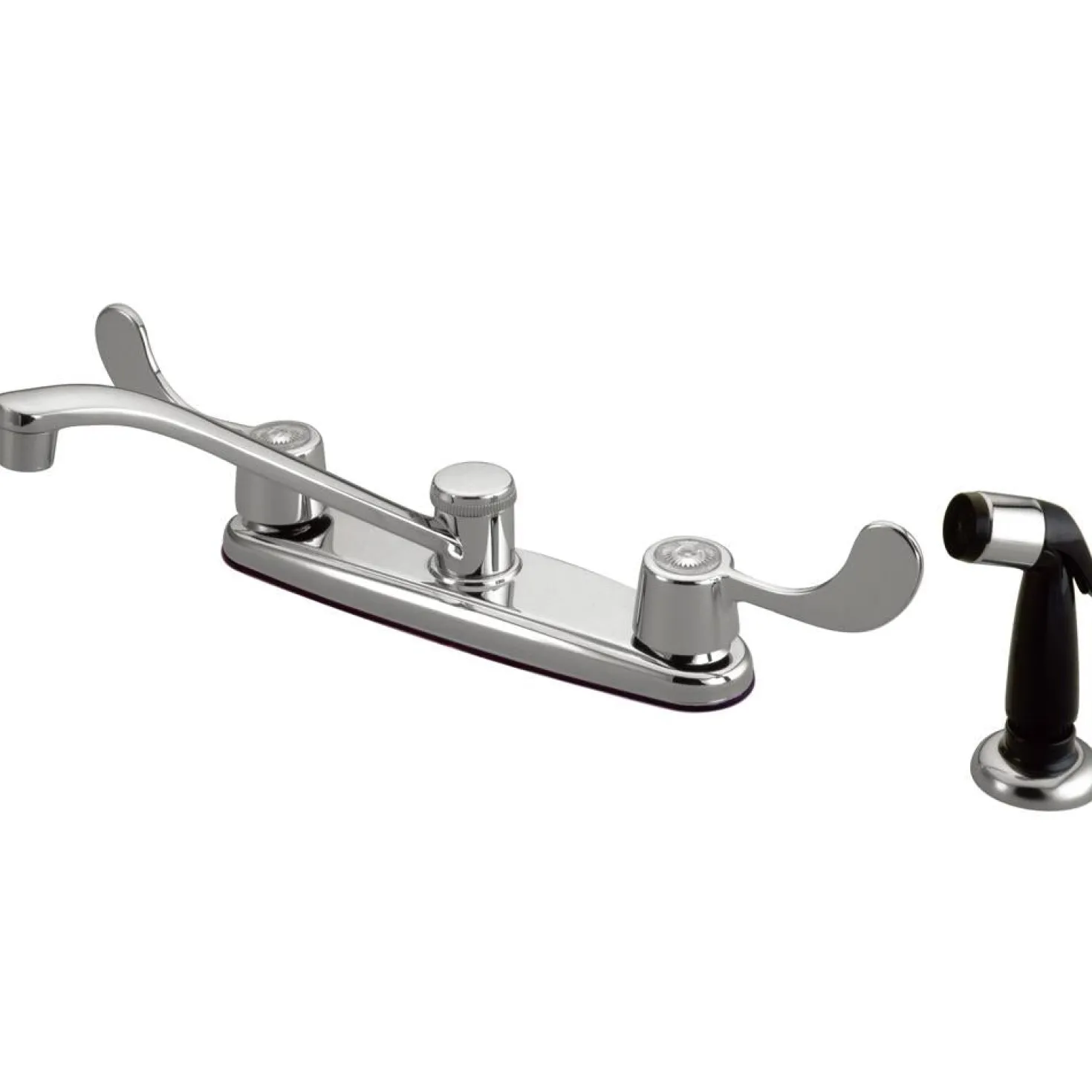 Kingston Brass Magellan Double Handle 8" Centerset Kitchen Faucet