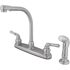 Kingston Brass Magellan 4-Hole Centerset Kitchen Faucet
