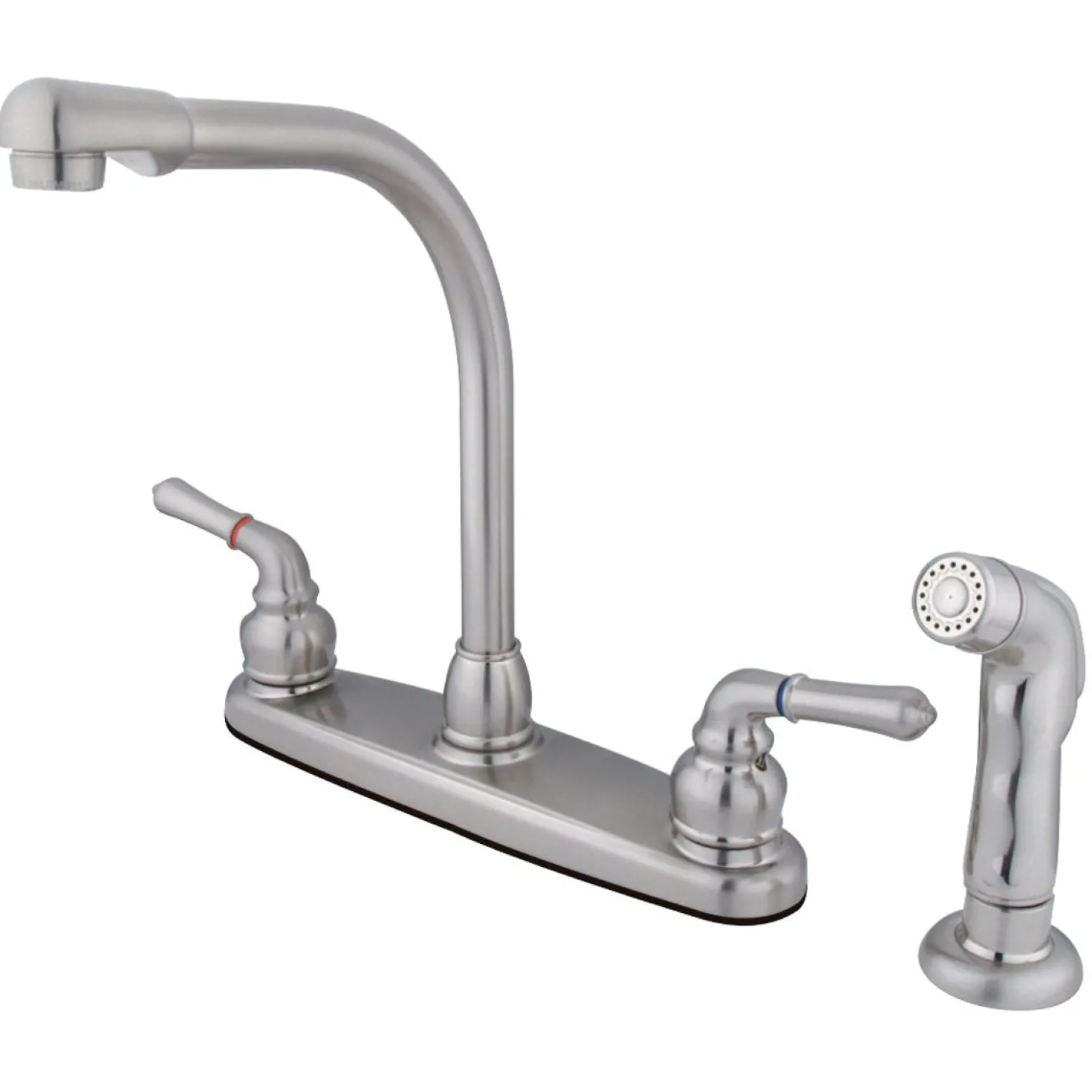 Kingston Brass Magellan 4-Hole Centerset Kitchen Faucet