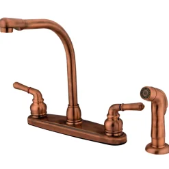 Kingston Brass Magellan 4-Hole Centerset Kitchen Faucet