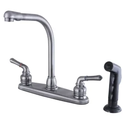 Kingston Brass Magellan 4-Hole Centerset Kitchen Faucet