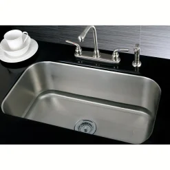 Kingston Brass Magellan 4-Hole Centerset Kitchen Faucet