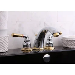 Kingston Brass Magellan 3-Hole Widespread Bathroom Faucet