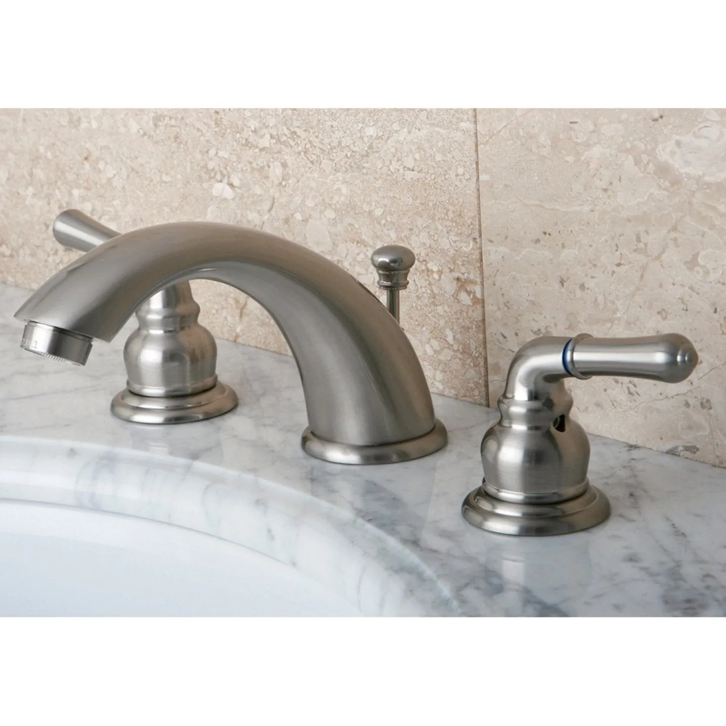 Kingston Brass Magellan 3-Hole Widespread Bathroom Faucet