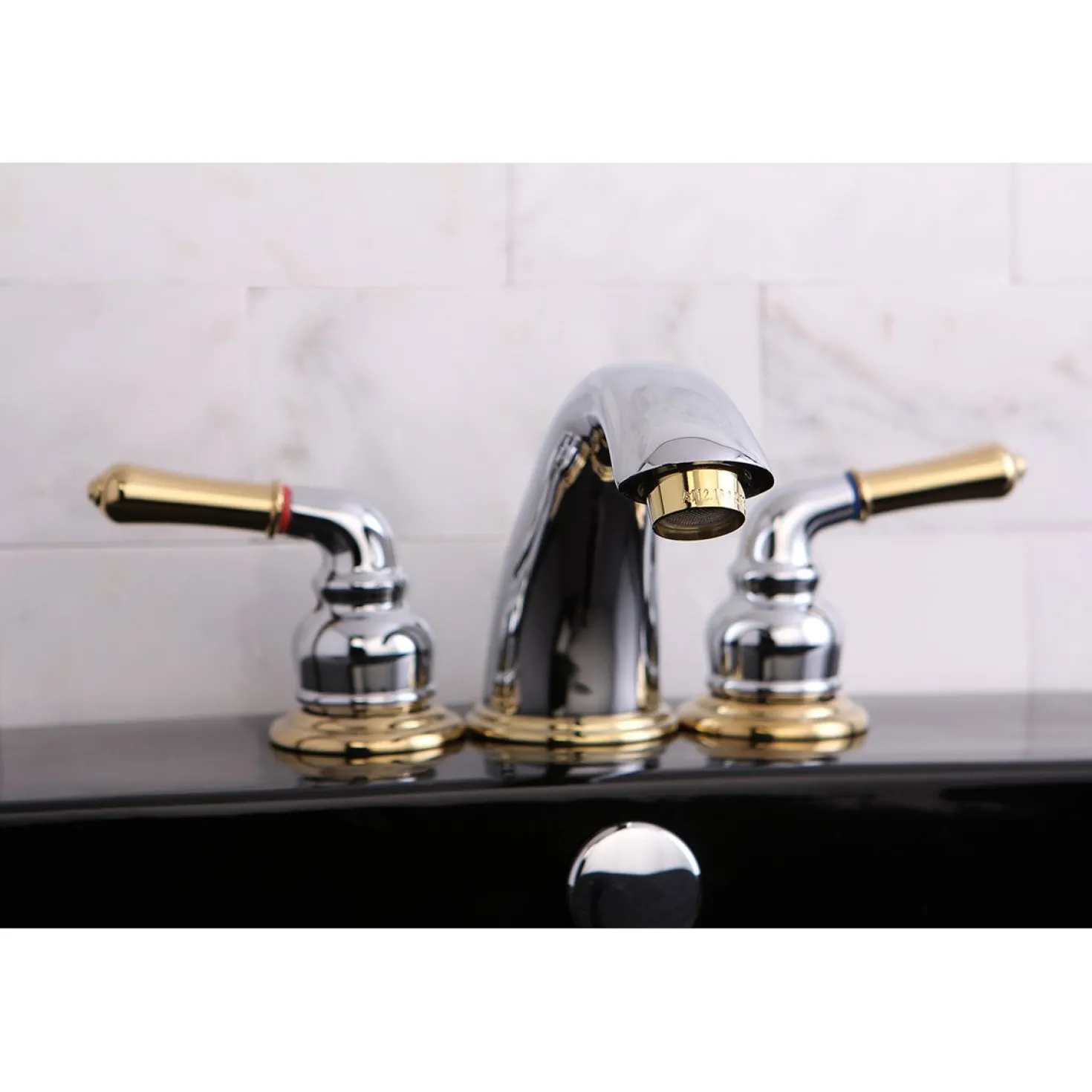 Kingston Brass Magellan 3-Hole Widespread Bathroom Faucet