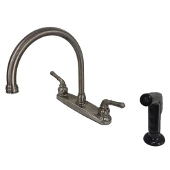 Kingston Brass Magellan 8-Inch Centerset Deck Mount Kitchen Faucet