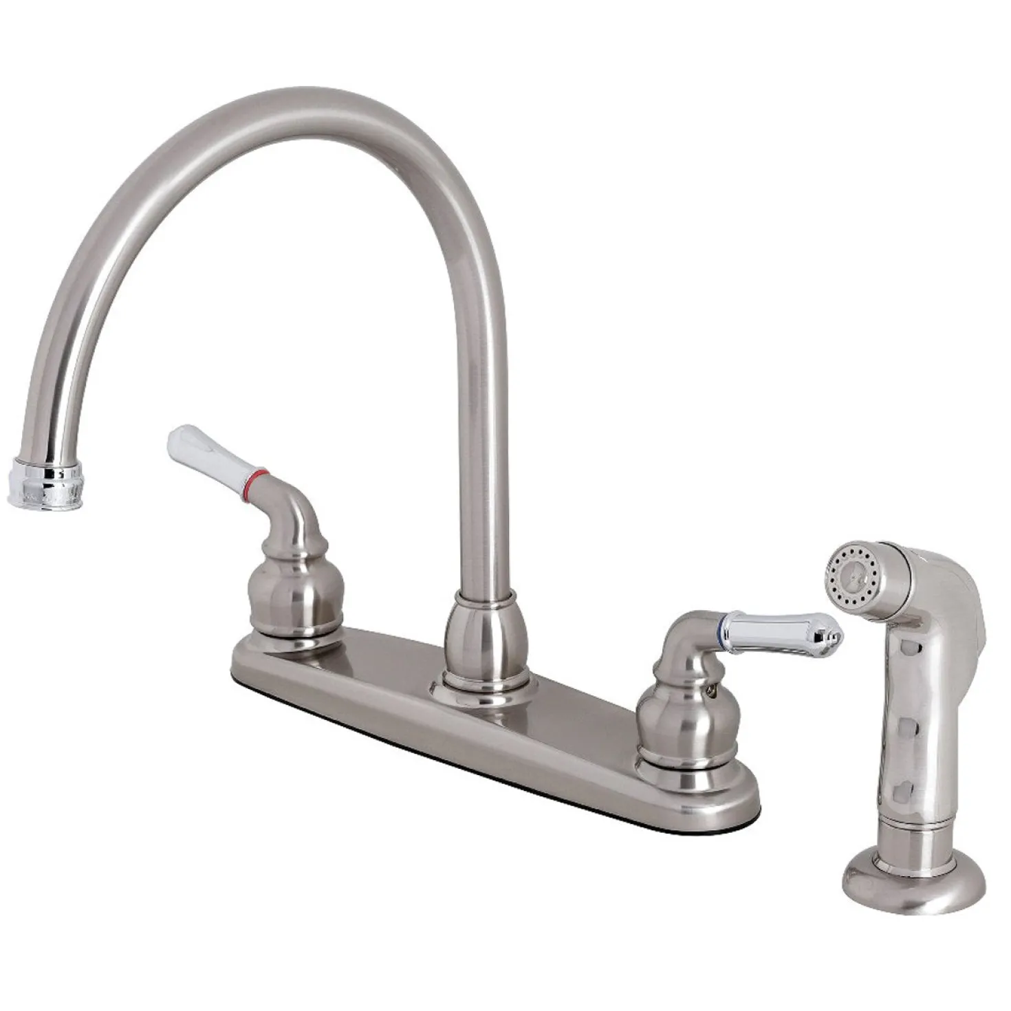 Kingston Brass Magellan 8-Inch Centerset Deck Mount Kitchen Faucet