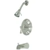 Kingston Brass Magellan Single Handle Tub and Shower Faucet in Polished Chrome