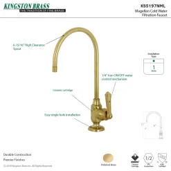 Kingston Brass Magellan Single-Handle Water Filtration Faucet
