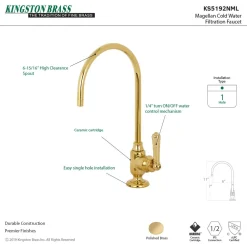 Kingston Brass Magellan Single-Handle Water Filtration Faucet