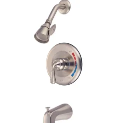 Kingston Brass Magellan Tub and Shower Faucet with Single Handle