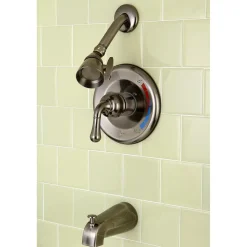 Kingston Brass Magellan Tub and Shower Faucet with Single Handle