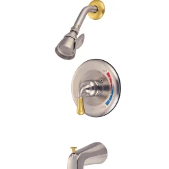 Kingston Brass Magellan Tub and Shower Faucet with Single Handle