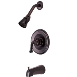 Kingston Brass Magellan Tub and Shower Faucet with Single Handle
