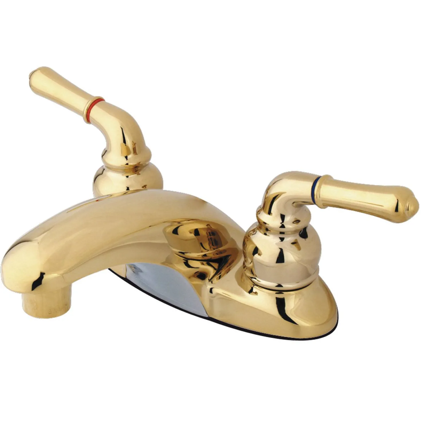 Kingston Brass Magellan Two Handle 4" Centerset Solid Brass Lavatory Faucet