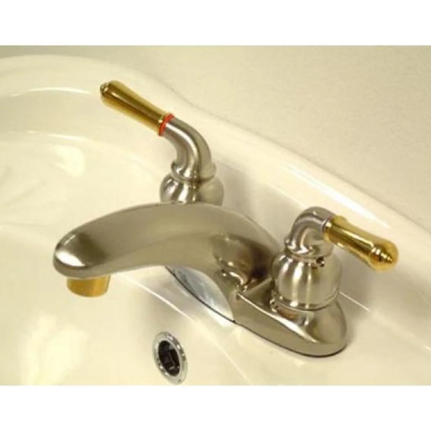 Kingston Brass Magellan Two Handle 4" Centerset Solid Brass Lavatory Faucet