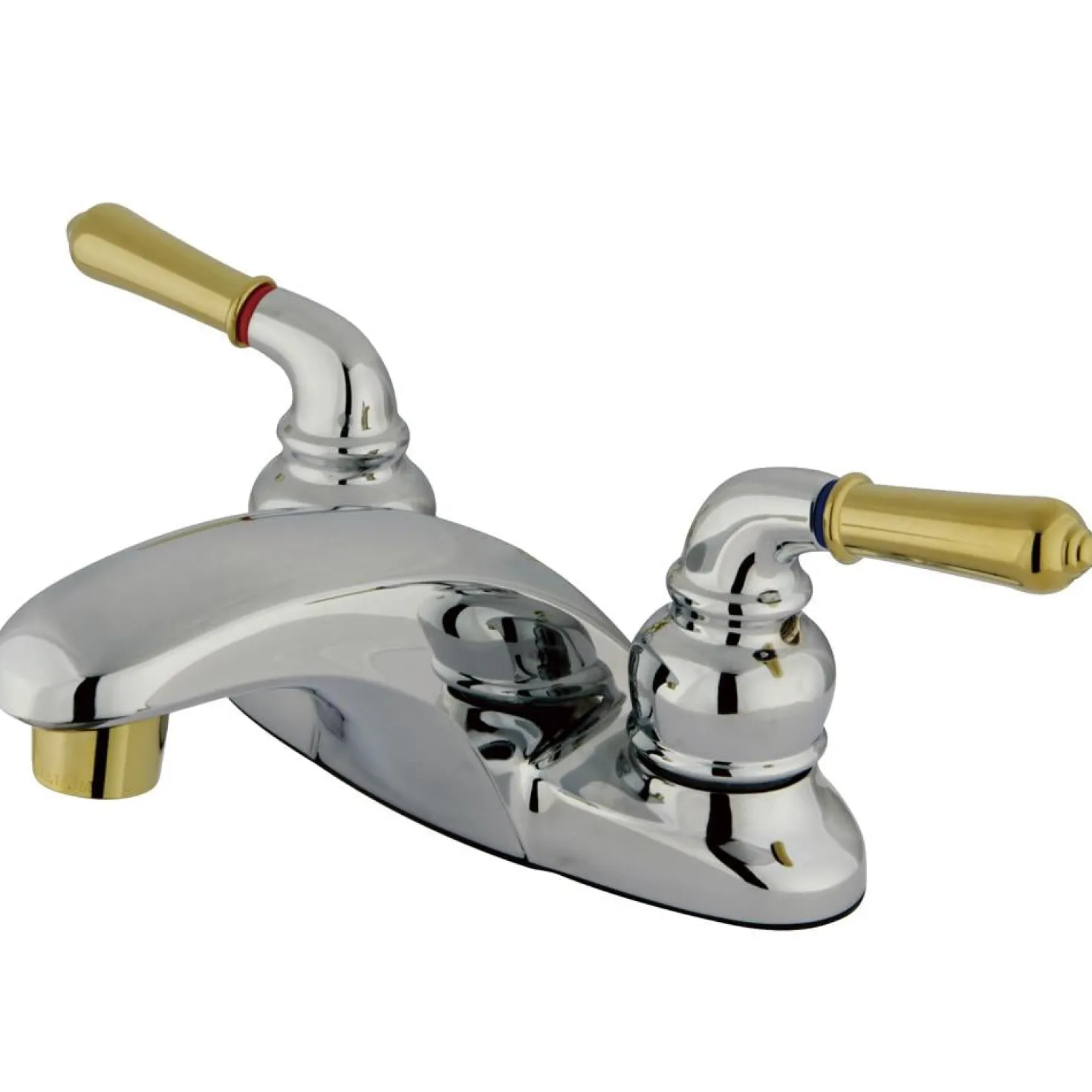Kingston Brass Magellan Two Handle 4" Centerset Solid Brass Lavatory Faucet