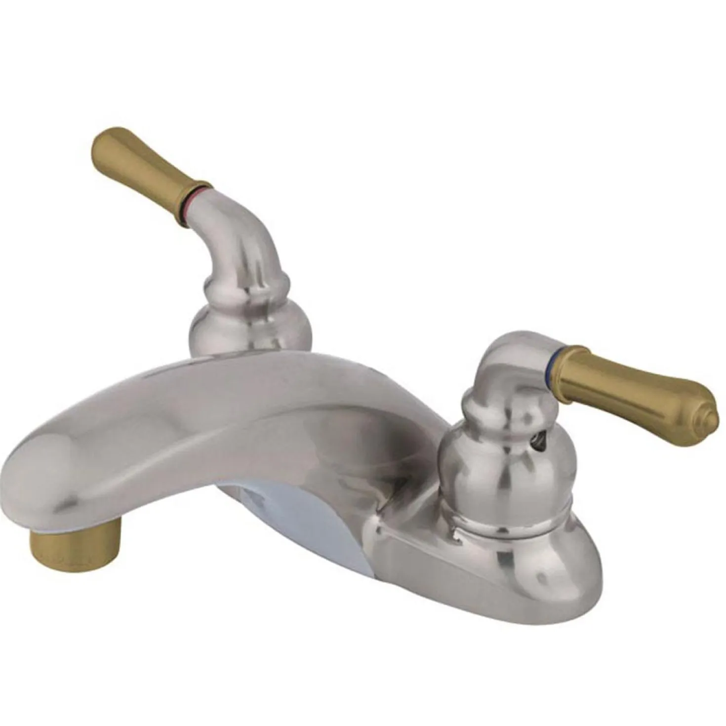 Kingston Brass Magellan Two Handle 4" Centerset Solid Brass Lavatory Faucet