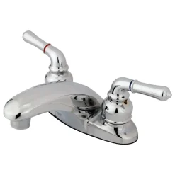 Kingston Brass Magellan Two Handle 4" Centerset Polished Chrome Lavatory Faucet