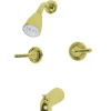 Kingston Brass Magellan Two Handle Solid Brass Tub and Shower Faucet