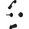 Kingston Brass Magellan Two Handle Oil Rubbed Bronze Tub and Shower Faucet