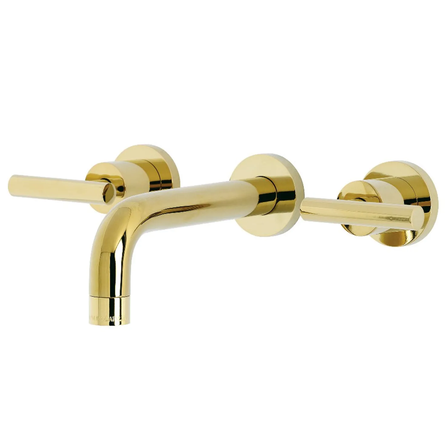 Kingston Brass Manhattan 2-Handle 8-Inch Wall Mount Bathroom Faucet