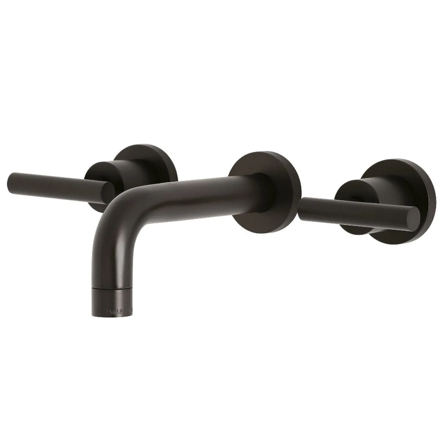 Kingston Brass Manhattan 2-Handle 8-Inch Wall Mount Bathroom Faucet